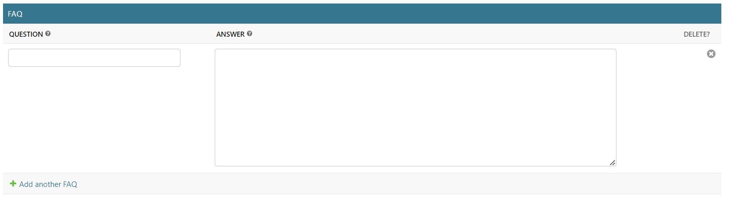 FAQ Section